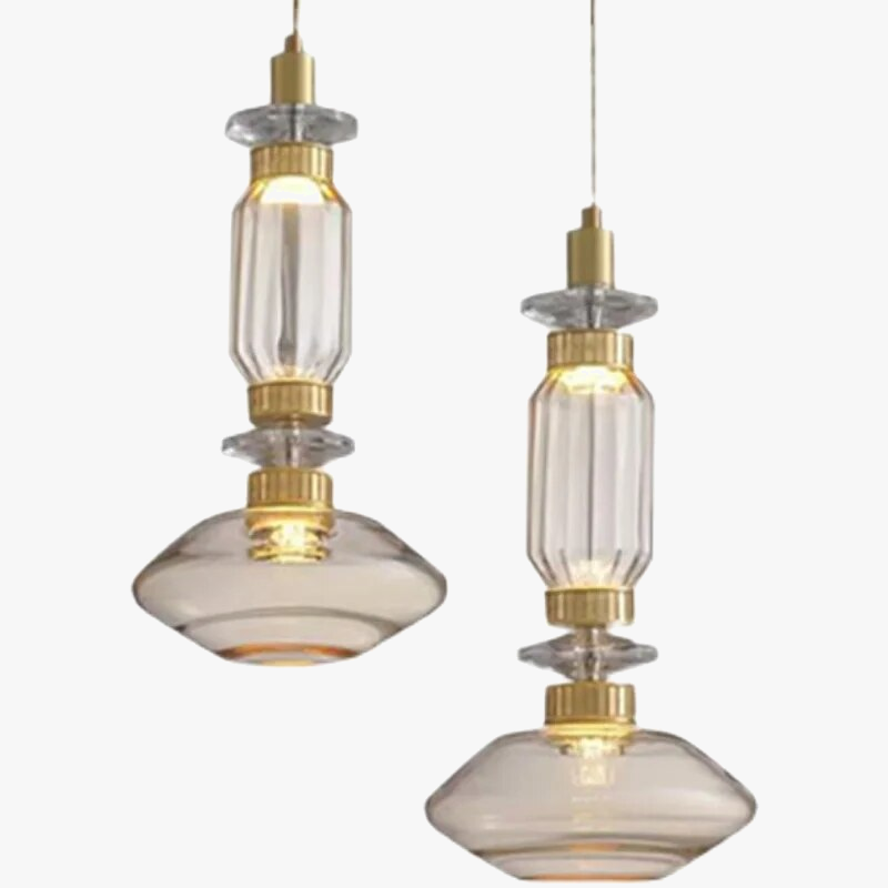 Suspension en verre de style européen et américain