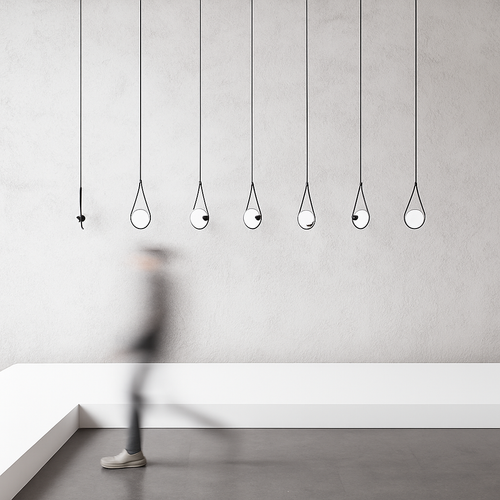 suspension en verre moderne pour décoration intérieure élégante - vue 5 sur 5
