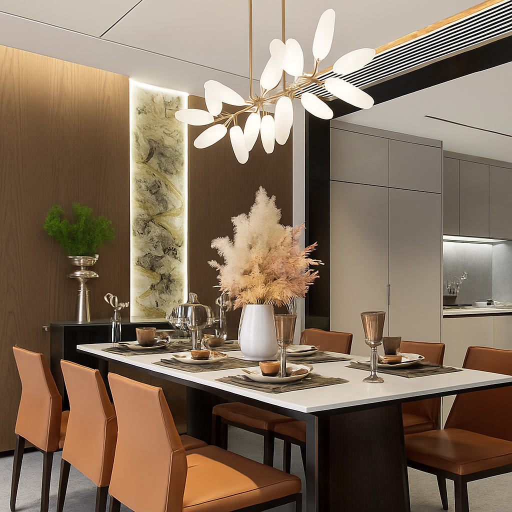 suspension en verre moderne pour décoration intérieure élégante - vue 6 sur 12
