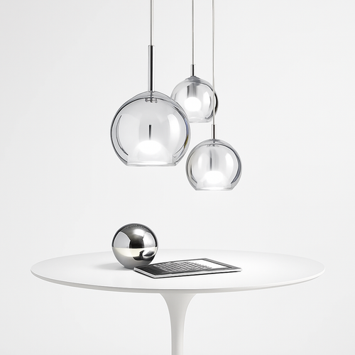 suspension en verre moderne pour un éclairage décoratif intérieur - vue 3 sur 10