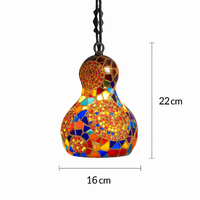 suspension en verre mosaïque bonhomme de neige artisanale asiatique boho