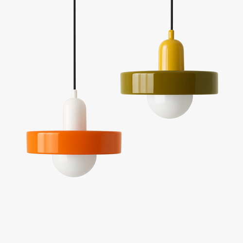 Suspension en verre nordique couleur bonbon - vue 2 sur 12
