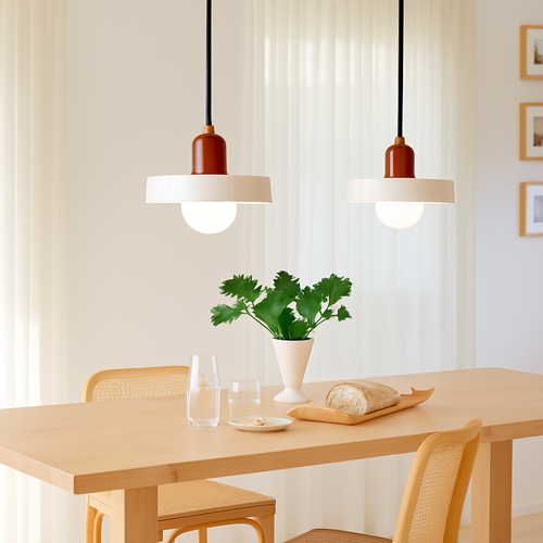 Suspension en verre nordique couleur bonbon - vue 4 sur 12