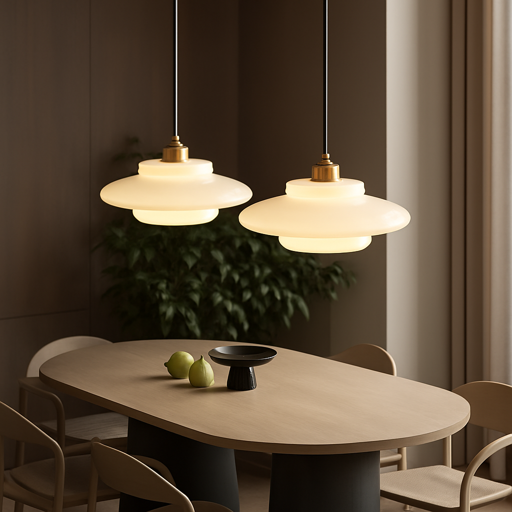suspension en verre nordique design moderne pour intérieur élégant - vue 3 sur 9