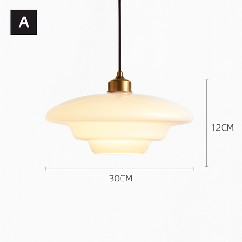 suspension en verre nordique design moderne pour intérieur élégant