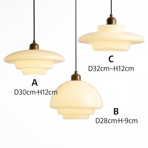 suspension en verre nordique pour décoration intérieure élégante - vue 5 sur 9