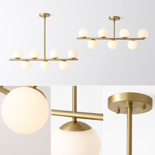 suspension en verre pour décoration moderne et élégante - vue 7 sur 7