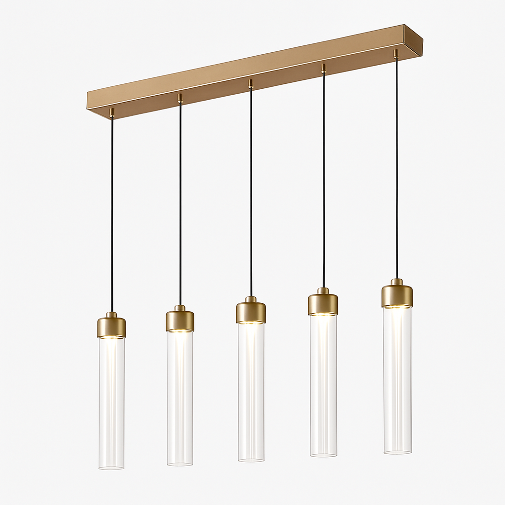 suspension en verre rayé style post-moderne pour décoration créative - vue 8 sur 10