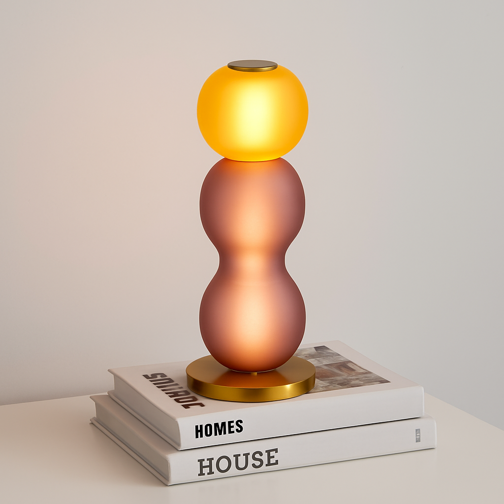 Suspension en verre scandinave Abat-jour coloré minimal chevet petite lumière suspendue chambre design éclairage de salle à manger - vue 5 sur 21