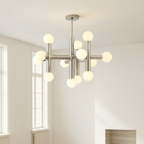 suspension en verre style bauhaus pour décoration moderne - vue 6 sur 8