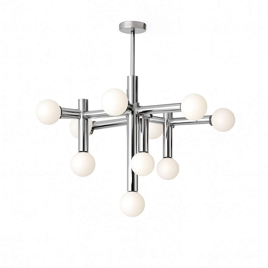 suspension en verre style bauhaus pour décoration moderne - vue 1 sur 8