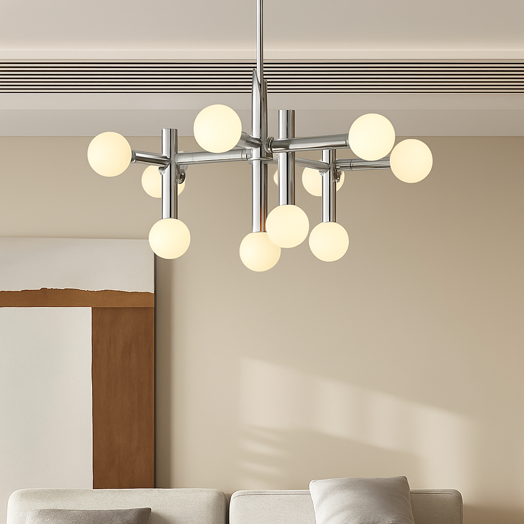 suspension en verre style bauhaus pour décoration moderne - vue 6 sur 8