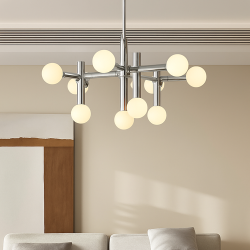 suspension en verre style bauhaus pour décoration moderne - vue 7 sur 8