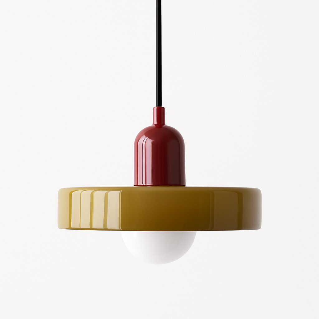 Suspension en vitrail pour restaurant salon cuisine lustre suspendu applique plafonnier couloir entrée allée G9 - vue 12 sur 18