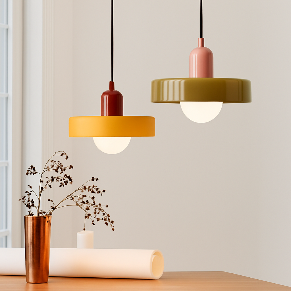 Suspension en vitrail pour restaurant salon cuisine lustre suspendu applique plafonnier couloir entrée allée G9 - vue 4 sur 18