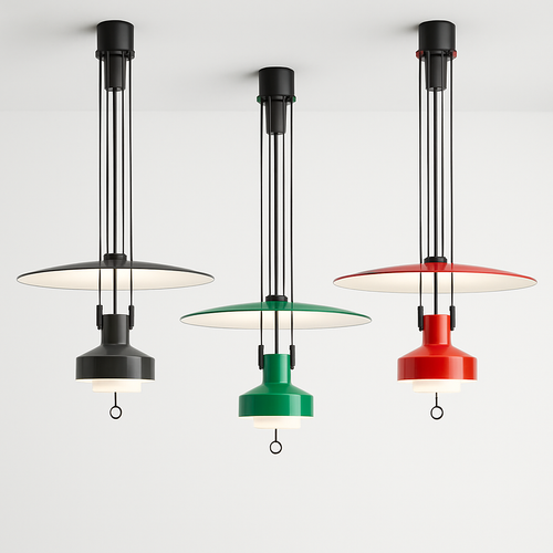 suspension extensible design en forme de soucoupe volante rétro - vue 2 sur 10