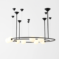 suspension globe post-moderne pour projet d'hôtel winfordo
