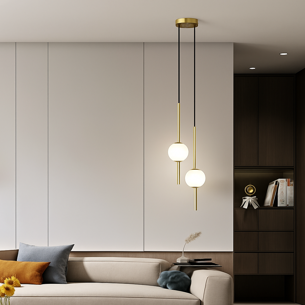 Suspension élégante Fumi Gold - vue 3 sur 10