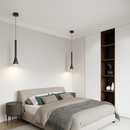 suspension LED Art créatif Long Tube