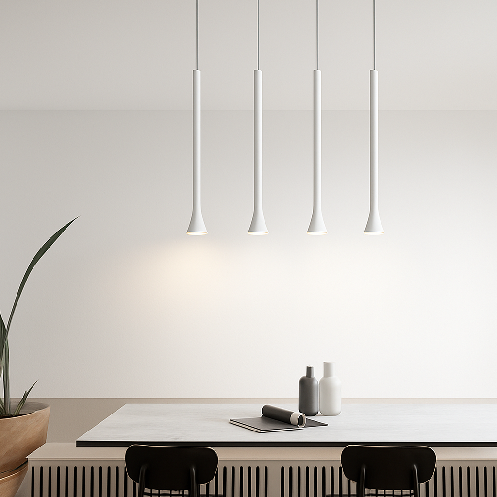 suspension LED Art créatif Long Tube - vue 3 sur 10