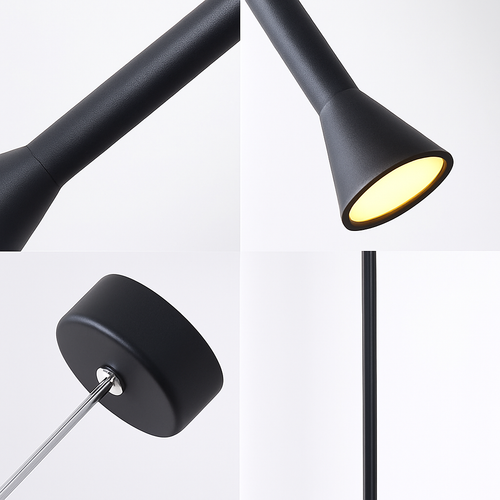 suspension LED Art créatif Long Tube - vue 6 sur 10