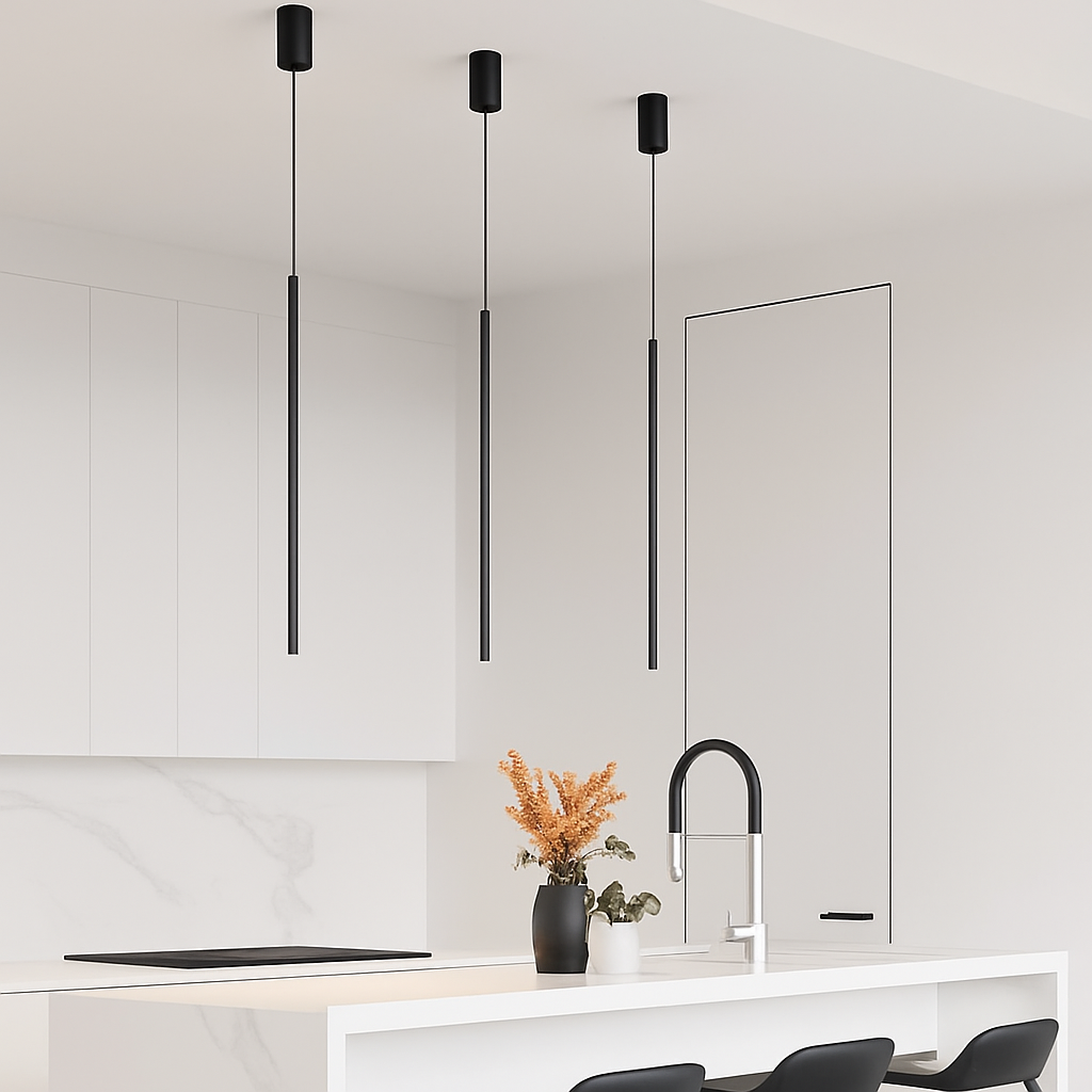 suspension led au design minimaliste pour restaurant ou bar - vue 3 sur 14