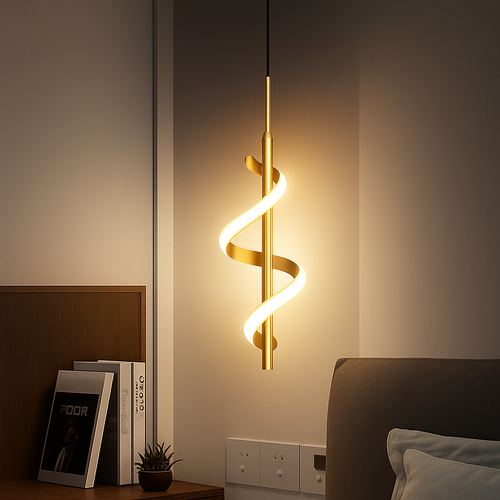 Suspension LED au design moderne et créatif - vue 3 sur 12