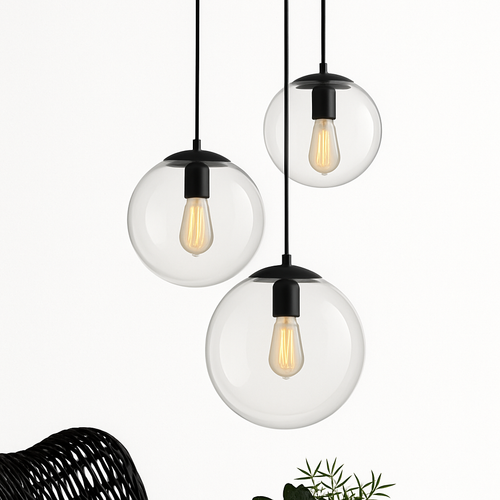 Suspension LED boule en verre Living - vue 3 sur 4