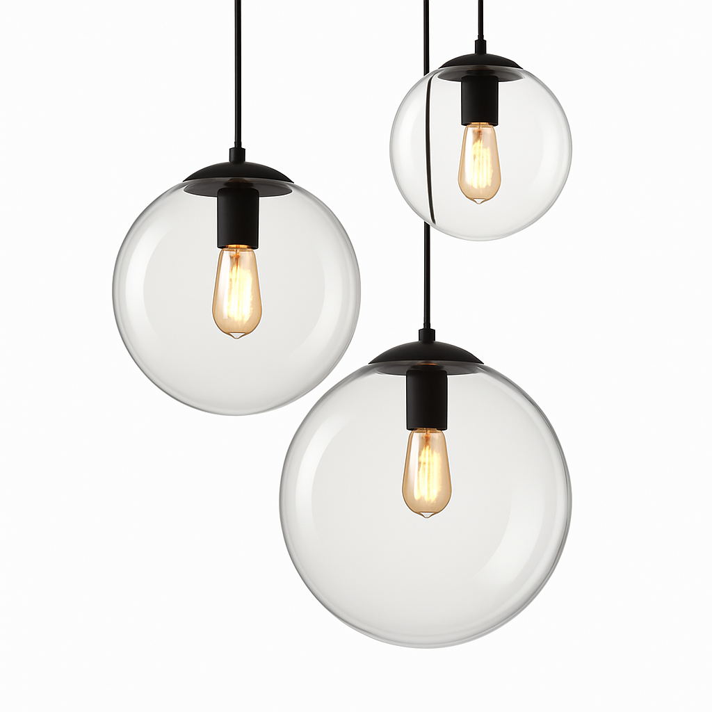 Suspension LED boule en verre Living - vue 4 sur 4