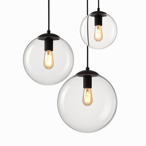 Suspension LED boule en verre Living - vue 4 sur 4