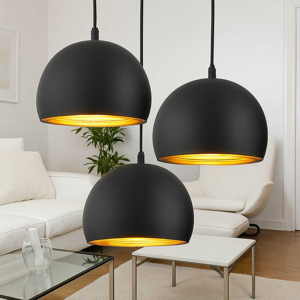 Suspension LED boule moderne colorée - vue 3 sur 8