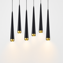 suspension led cône tube pour éclairage intérieur intensité variable