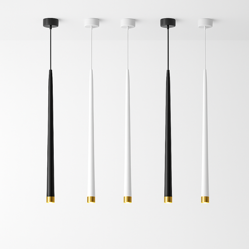 suspension led cône tube pour éclairage intérieur intensité variable - vue 4 sur 8