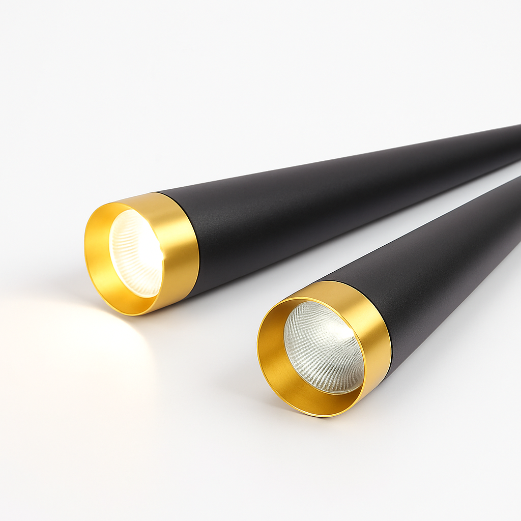 suspension led cône tube pour éclairage intérieur intensité variable - vue 4 sur 8