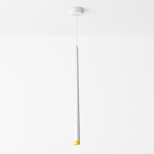 suspension led cône tube pour éclairage intérieur intensité variable