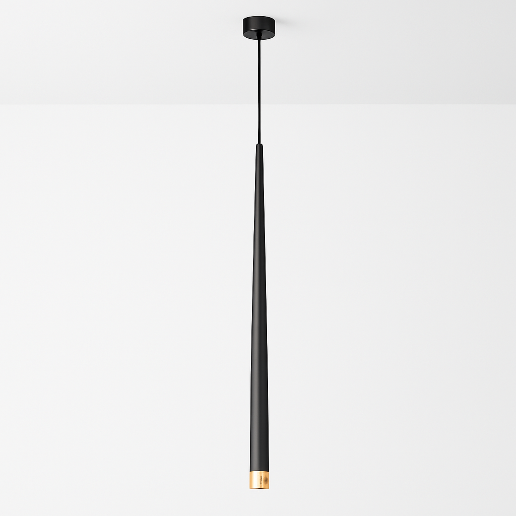 suspension led cône tube pour éclairage intérieur intensité variable - vue 8 sur 8