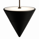 suspension led conique art déco hauteur réglable