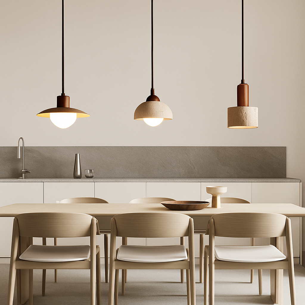 suspension led créative sandyha concepteur rétro petite pierre - vue 1 sur 15