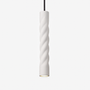 Suspension LED design cylindrique en spirale Pipe