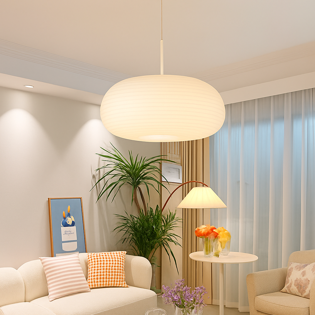suspension LED design minimaliste moderne respectueuse de l'environnement - vue 3 sur 12