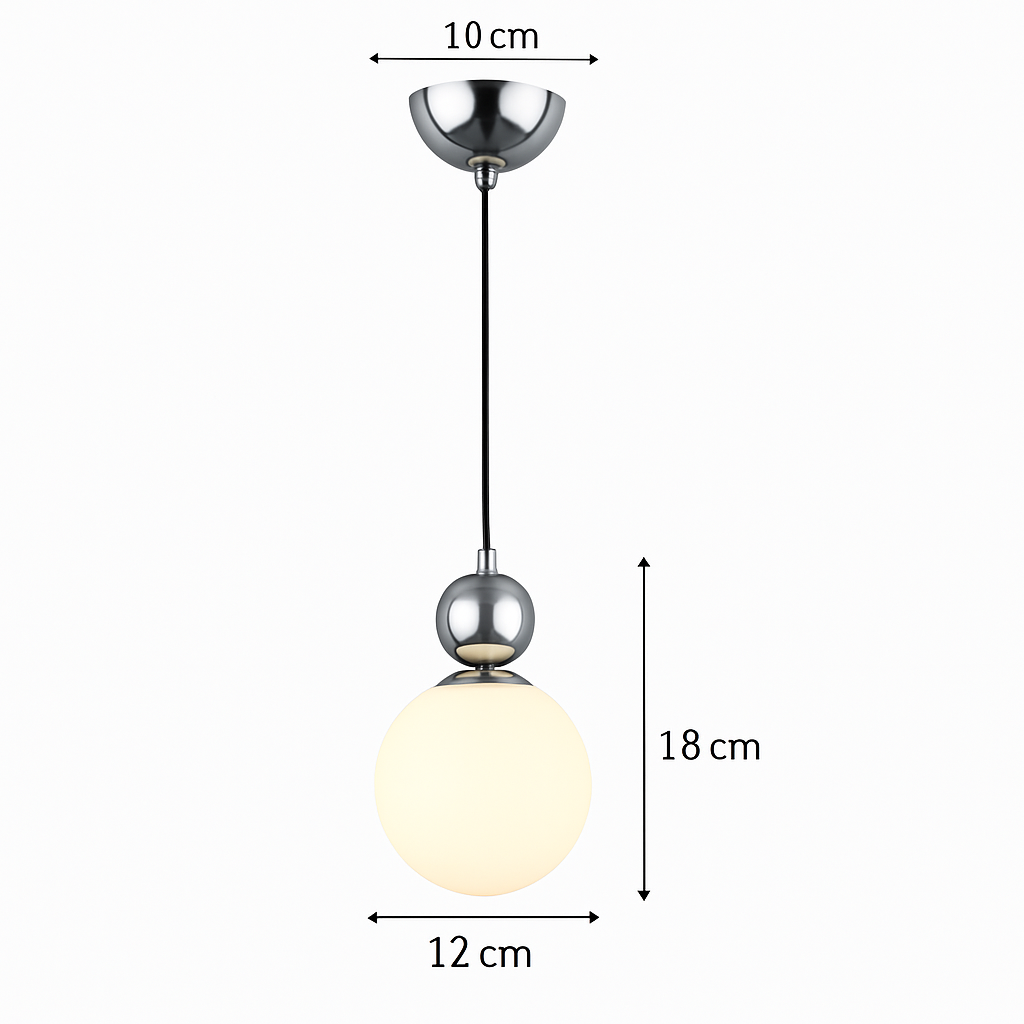 suspension LED design nordique minimaliste forme macaron