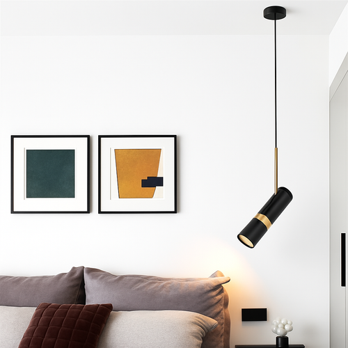 suspension LED design nordique rotatif plafonnier monté en surface réglable - vue 5 sur 10