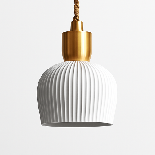 Suspension LED en céramique de plusieurs formes design - vue 7 sur 9