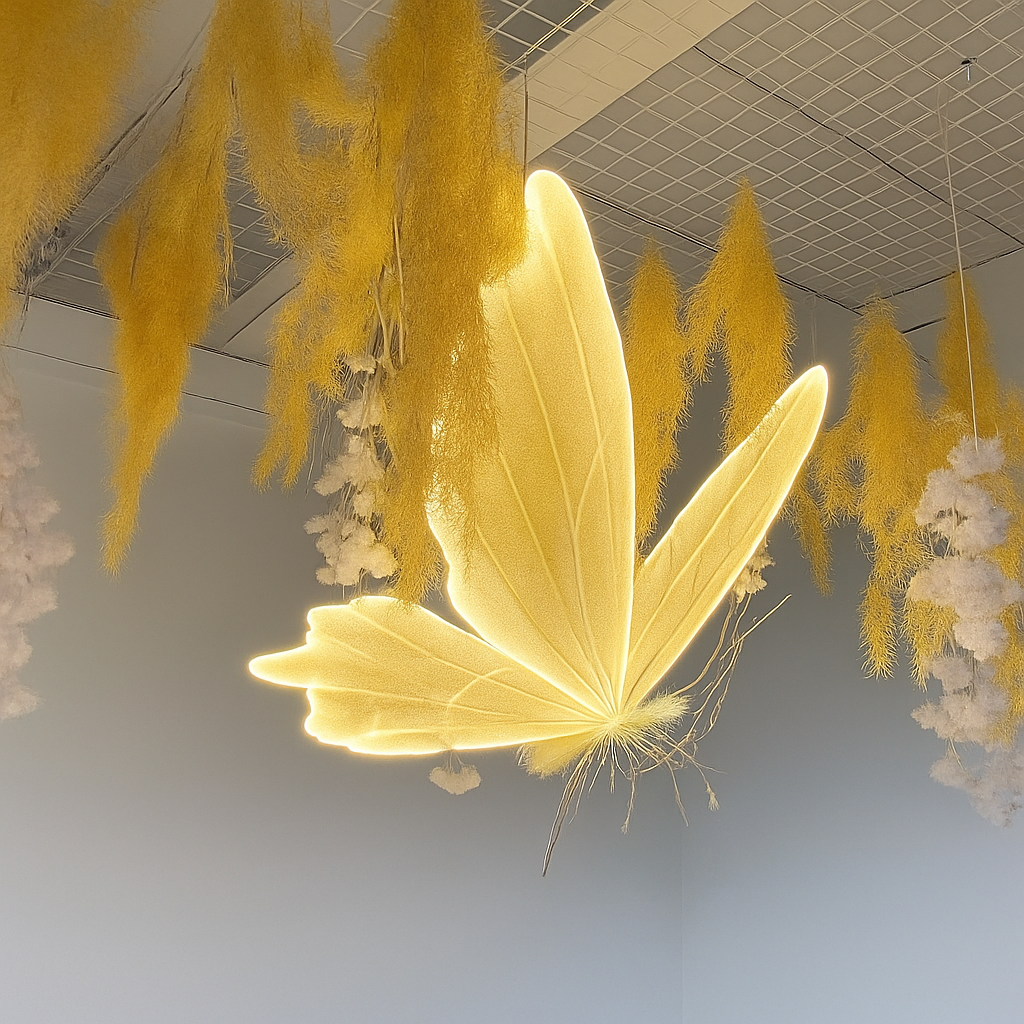 Suspension à led en forme de papillon pour décorations festives et romantiques - vue 4 sur 9