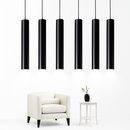 Suspension LED en tube cylindre