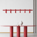 suspension led en tube en u design artistique réglable