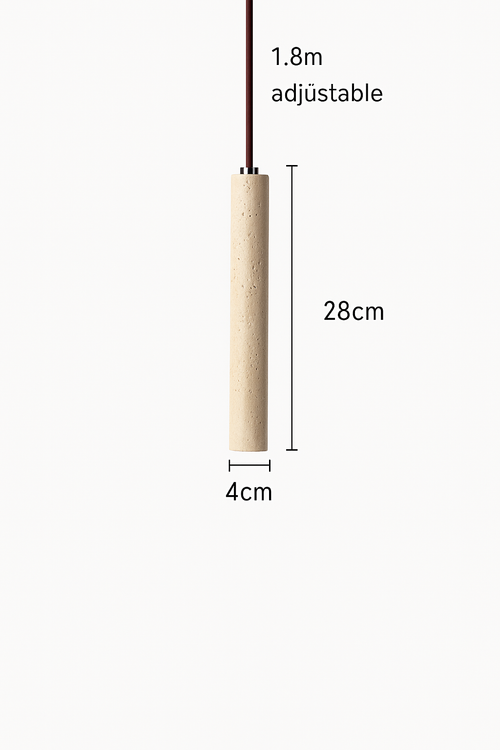 Suspension LED Long Tube bois plafonnier Style japonais vent silencieux chambre chevet lustre rétro moderne G9 remplaçable - vue 7 sur 7