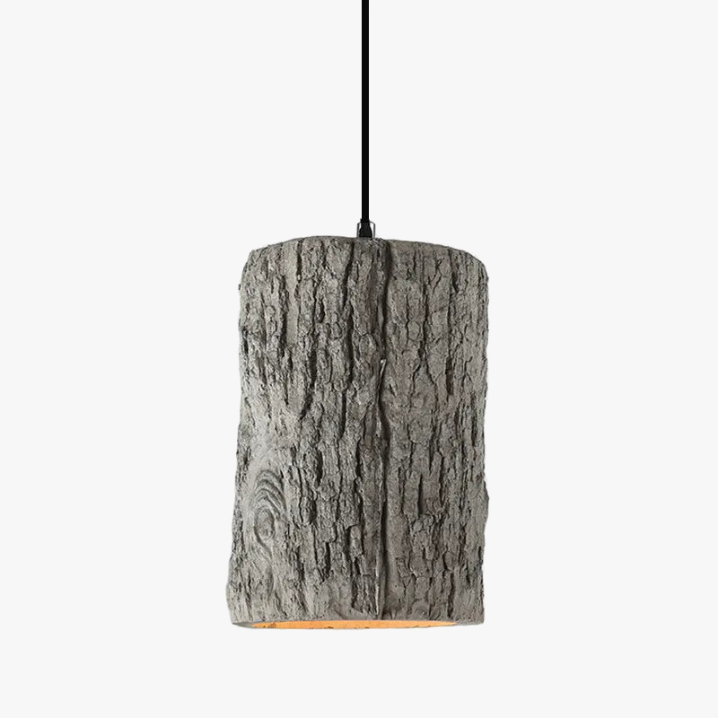 Suspension LED lumière nordique Style industriel LOFT rétro lustre Grain de bois ciment magasin barre Spot lumière grand Long fil 110 V 220 V
