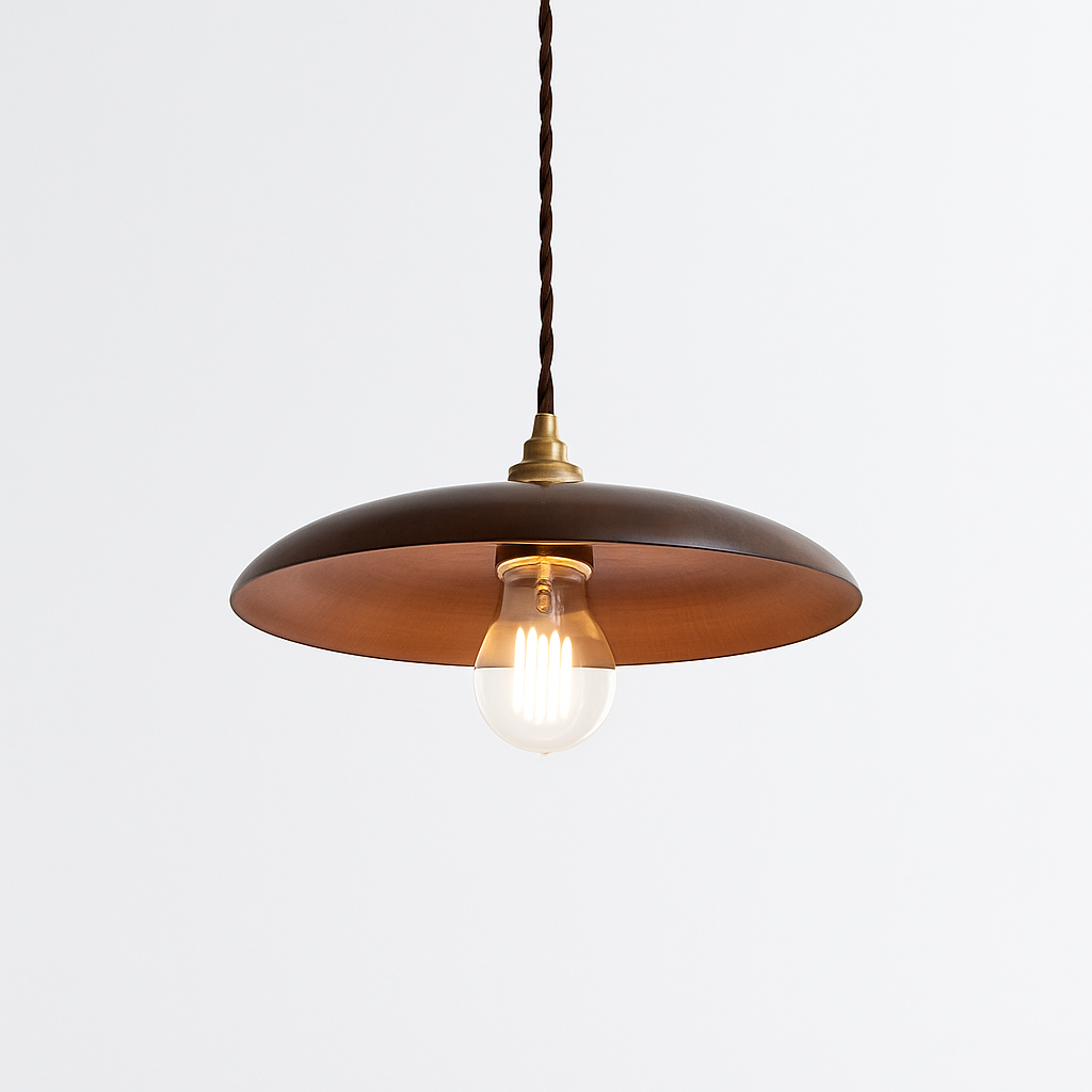 suspension led moderne en bois nordique loft - vue 5 sur 10