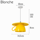 Suspension LED moderne en forme de tasse à caf renservée